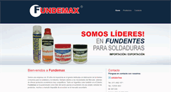 Desktop Screenshot of fundemax.com